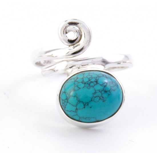Turquoise - silver ring